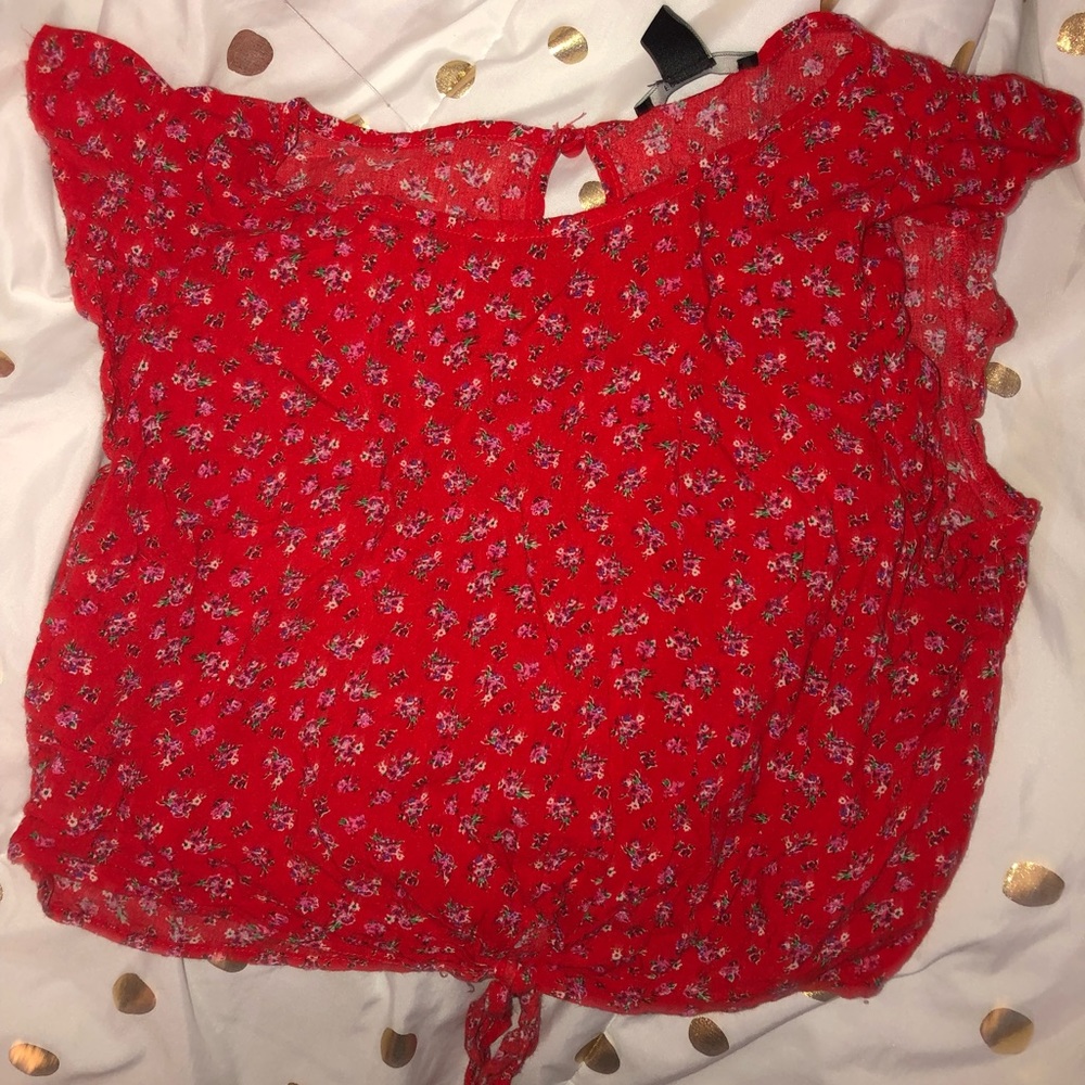 Front-Tie Crop Top